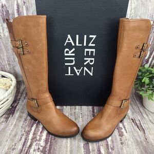 Naturalizer Jessie Knee-High Buckle Riding Boots Size 9.5